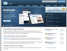 Tablet Screenshot of mailenablecorp.com